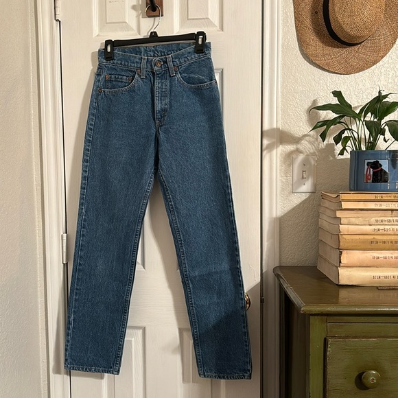 Levis 505 straight leg 0213 jeans 80s 1980s vintage - Picture 2 of 7